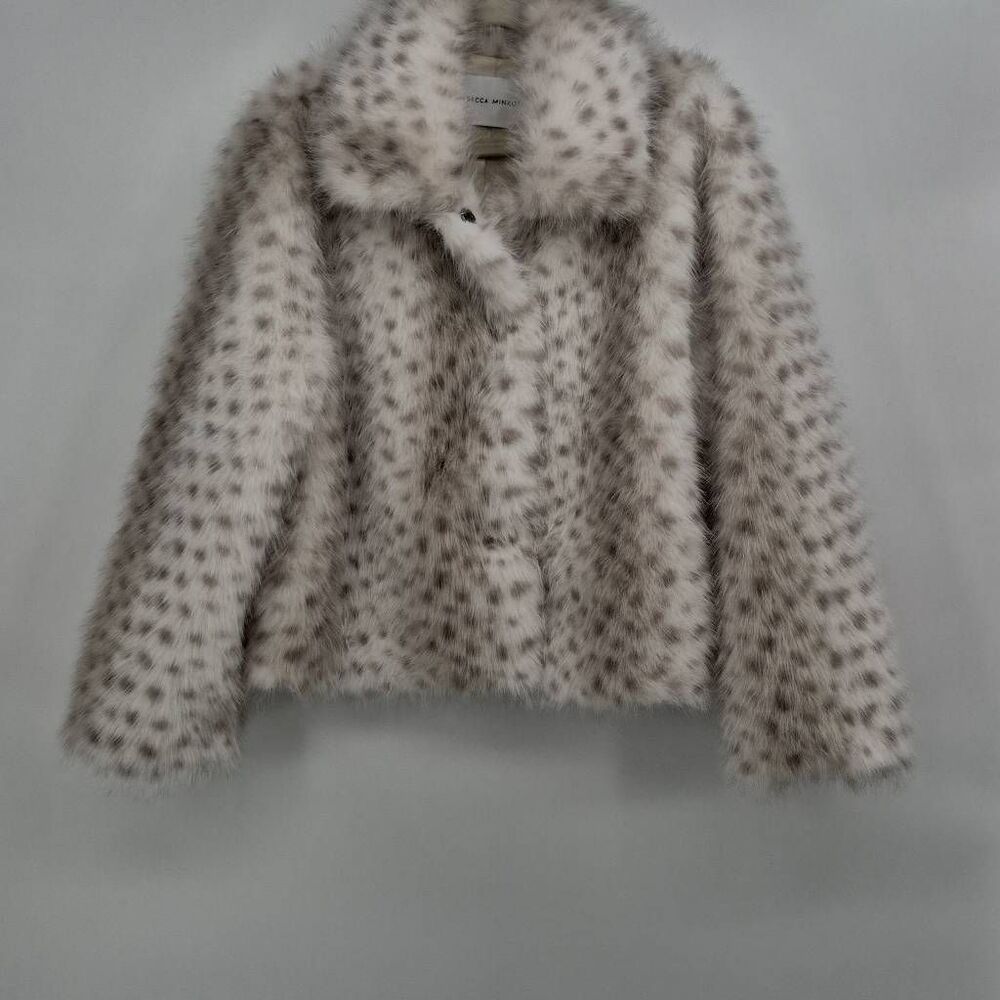 Rebecca Minkoff Women's Faux Fur Jacket Size L